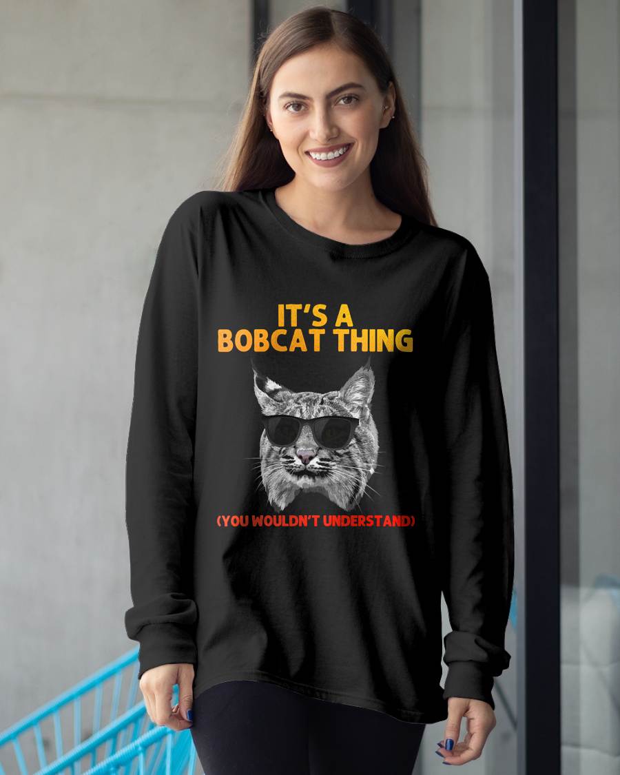 Cute Bobcat Art for Men Women Kids Lynx Animal Bobcat Lover T-Shirt