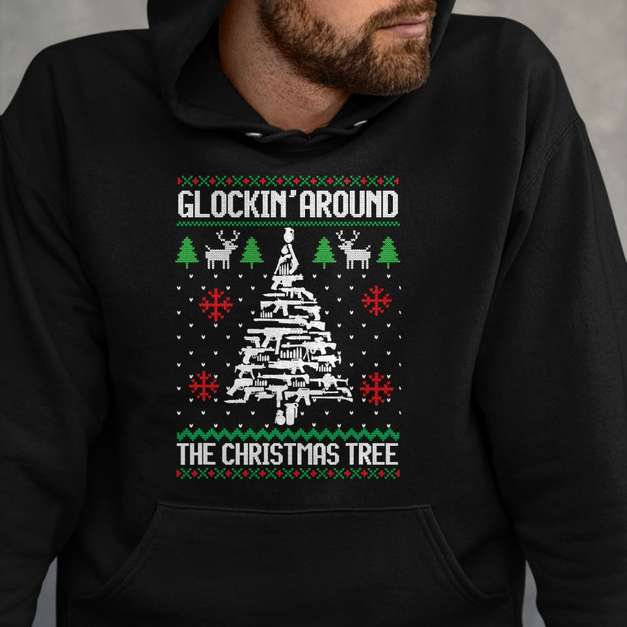 Funny Guns Ugly Christmas Sweaters for Gun Lovers Men Women T-Shirt - Christmas Unisex T-Shirt/Hoodie/Sweatshirt - SNOW00