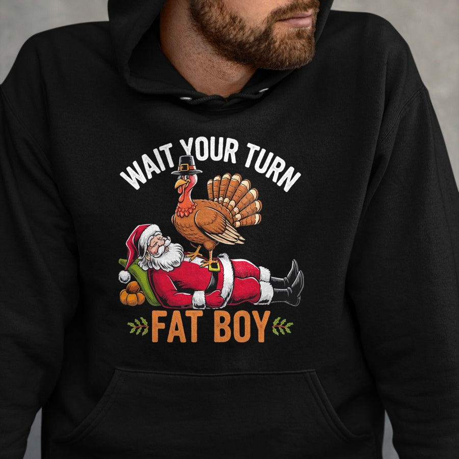 Funny Thanksgiving Christmas Turkey vs Santa for Men Women T-Shirt - Christmas Unisex T-Shirt/Hoodie/Sweatshirt - SNOW00