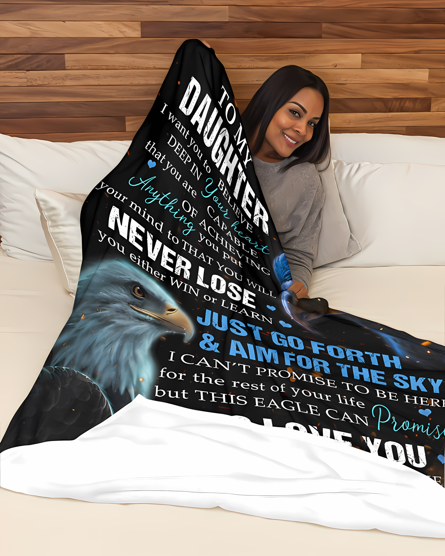 Special Gift For Your Daughter Blanket - From Mom (SKU2606-10)