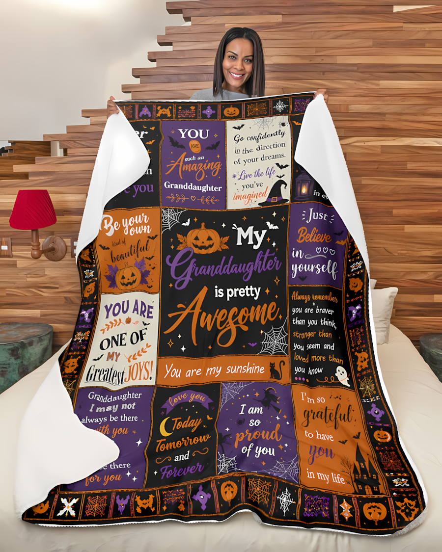 Special Gift For Your Granddaughter Blanket - From Grandma (SKU2607-264)