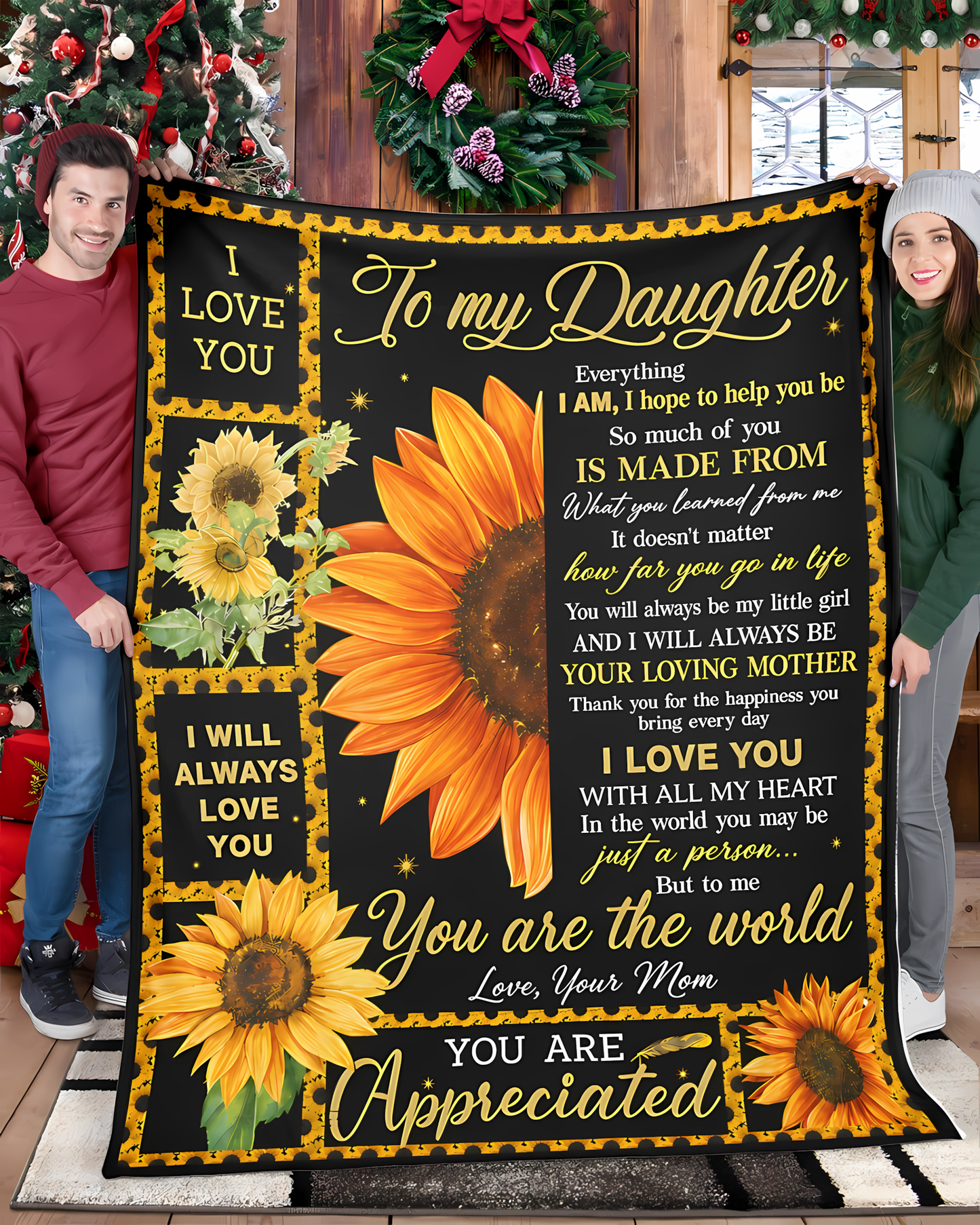Special Gift For Your Daughter Blanket - From Mom (SKU2606-266)