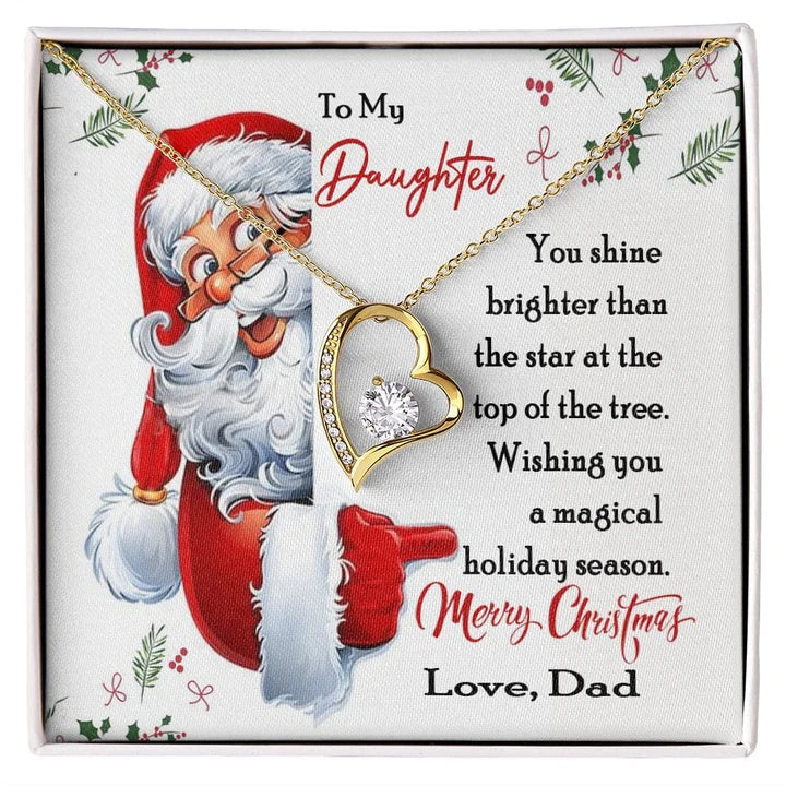 TO MY DAUGHTER - GIFT FROM DAD - Forever Love Necklace