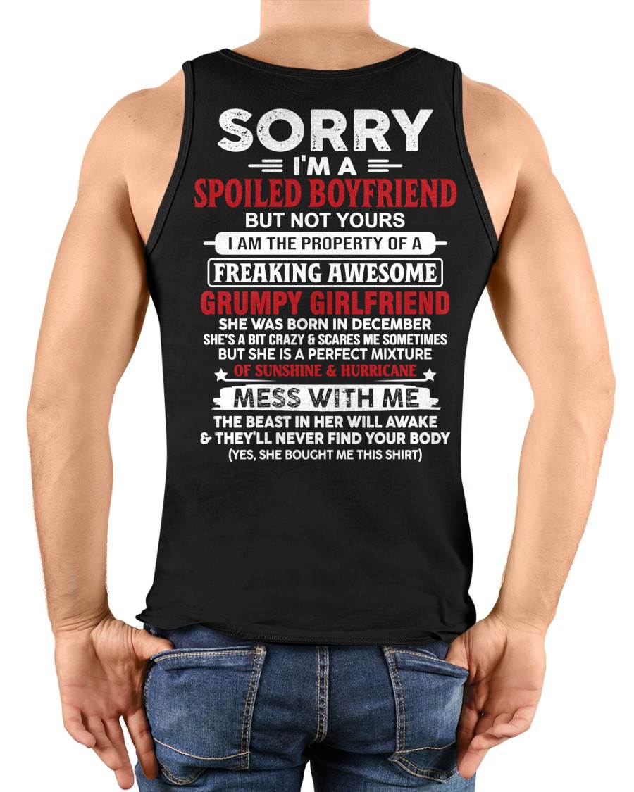 December - Spoiled Boyfriend - Perfect Gift From Girlfriend - SNOW12 (SKU11-18-12)