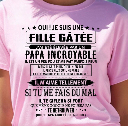 FILLE GÂTÉE – CADEAU DE PAPA - fr00 / SNOW00 (SKU26T-01106-00)