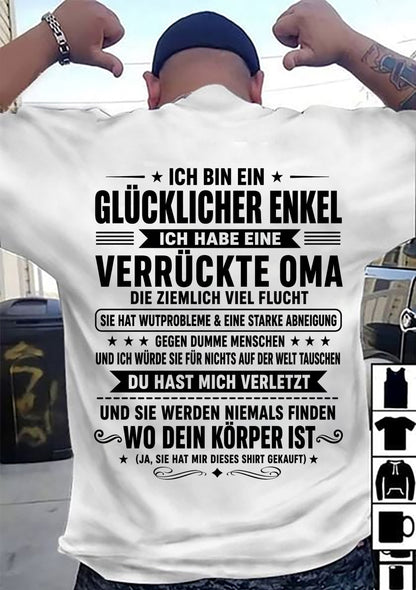 ICH BIN EIN GLÜCKLICHER ENKEL - VON DER OMA FÜR DEN ENKEL - SNOW00 (SKU2608-516-00)