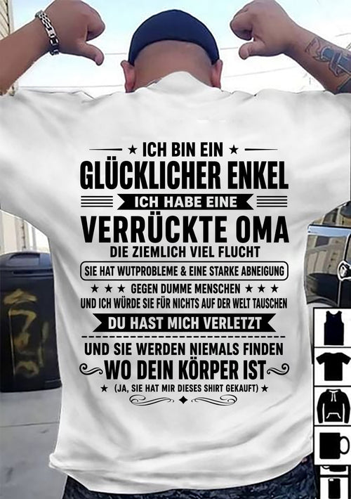 ICH BIN EIN GLÜCKLICHER ENKEL - VON DER OMA FÜR DEN ENKEL - SNOW00 (SKU2608-516-00)