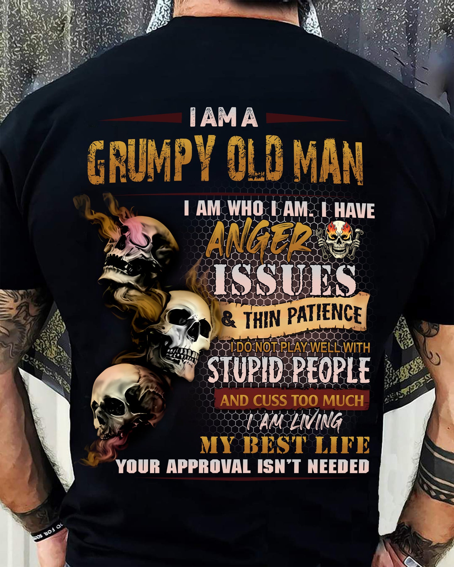 I AM A GRUMPY OLD MAN-SNOW MALE00 (SKU08-67-00)