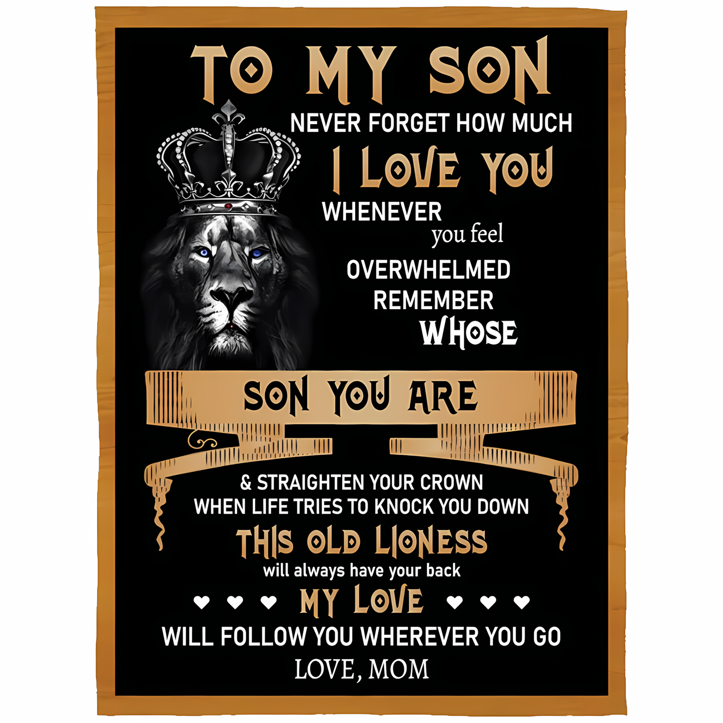 Special Gift For Your Son Blanket - From Mom