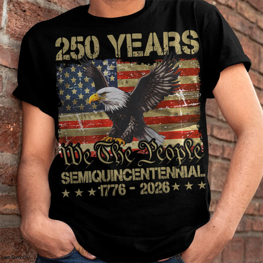 U.S 250th BIRTHDAY T-SHIRT - US250 (SKU26T-0184)