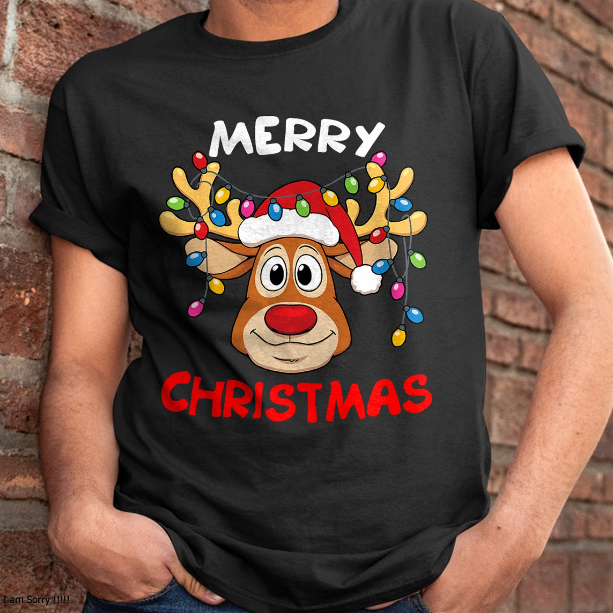 Merry Christmas Reindeer Xmas Family Men Women T-Shirt - Christmas Unisex T-Shirt/Hoodie/Sweatshirt - SNOW00