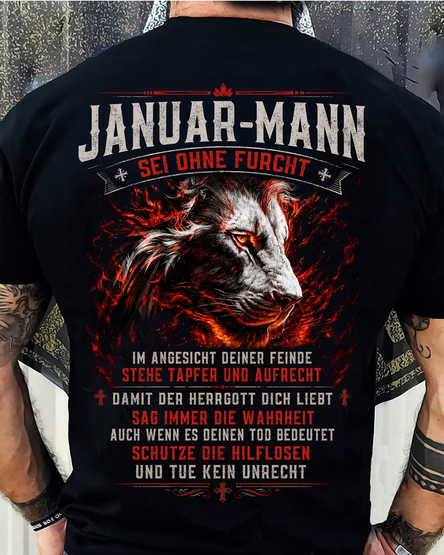 JANUAR, SEI OHNE FURCHT IM ANGESICHT DEINER FEINDE - SNOW GER01 (SKU2605-362-01)