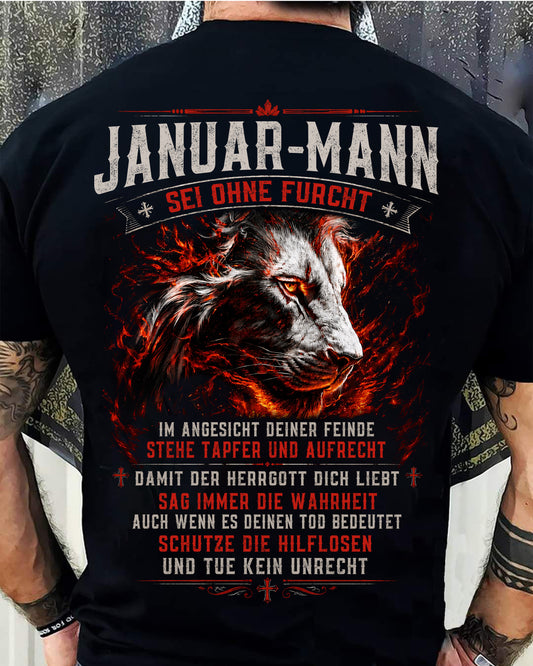 JANUAR, SEI OHNE FURCHT IM ANGESICHT DEINER FEINDE - SNOW GER01 (SKU2605-362-01)