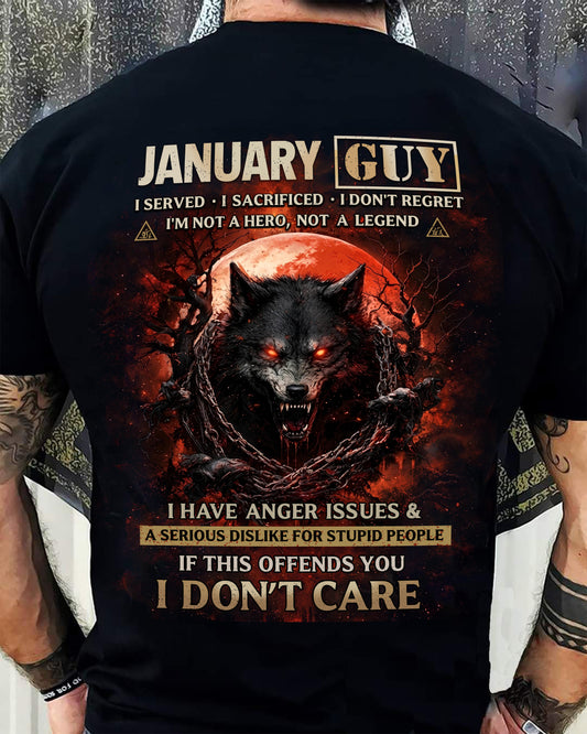 JANUARY SHIRT, I SERVED I SACRIFICED I DON’T REGRET – SNOW MALE01 (SKU2602-163-01)