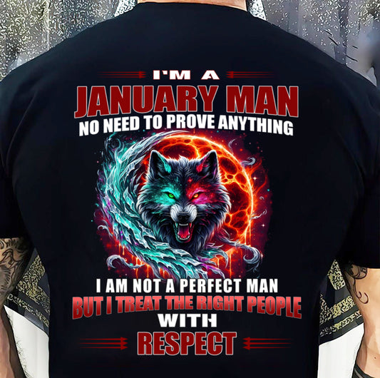 JANUARY, I AM NOT A PERFECT MAN – SNOW MALE01 (SKU26T-01-50-01)