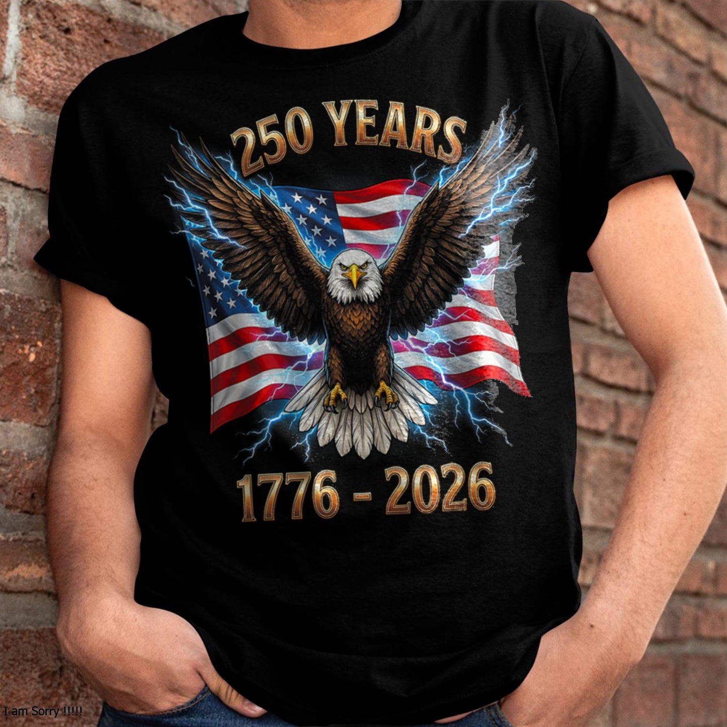 U.S 250th BIRTHDAY T-SHIRT - US250 (SKU26T-0187)