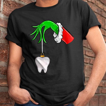 Christmas Tooth Dentist Dental Assistant Teeth Xmas Pajamas T-Shirt - Christmas Unisex T-Shirt/Hoodie/Sweatshirt - SNOW00