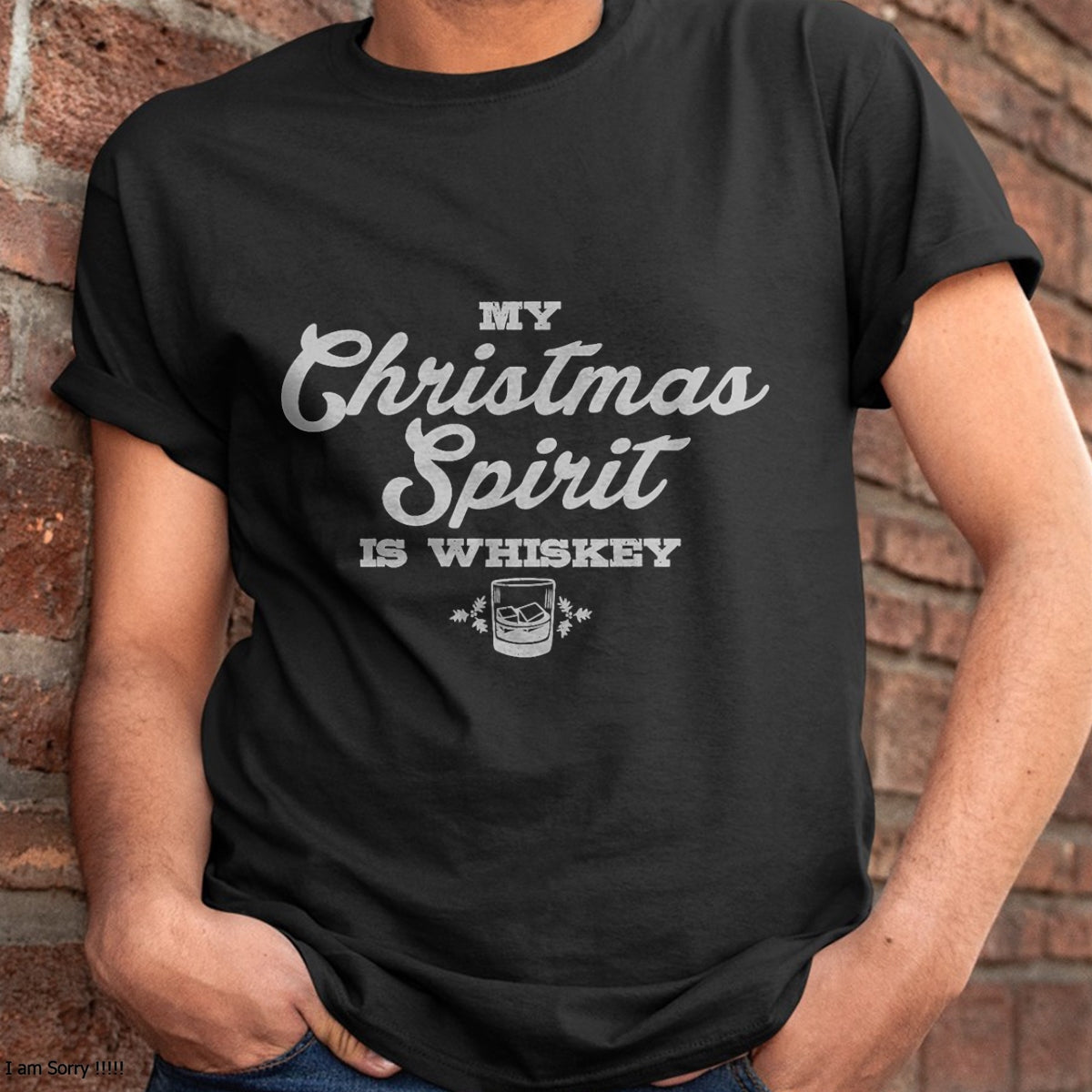 Funny Christmas Drinking Shirt Whiskey Liquor Drinker Saying T-Shirt - Christmas Unisex T-Shirt/Hoodie/Sweatshirt - SNOW00