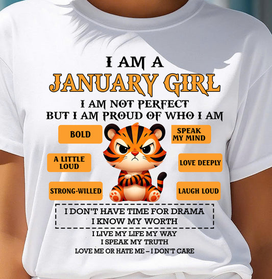 JANUARY SHIRT, I AM PROUD OF WHO I AM - FMA SNOW01 (SKU2603-294-01)