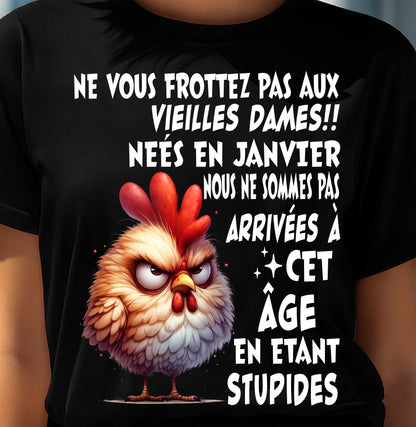 JANVIER, NE VOUS FROTTEZ PAS AUX VIEILLES DAMES !! - SNOW01 (SKU2605-87-01)