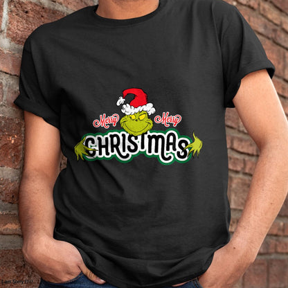 Dr. Seuss Grinch Hugs Christmas Short Sleeve T-shirt - Christmas Unisex T-Shirt/Hoodie/Sweatshirt - SNOW00