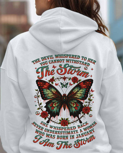The Devil Whispered to Her – I Am the Storm January Woman Shirt - SNOW01 FMA (SKU10-72-01)