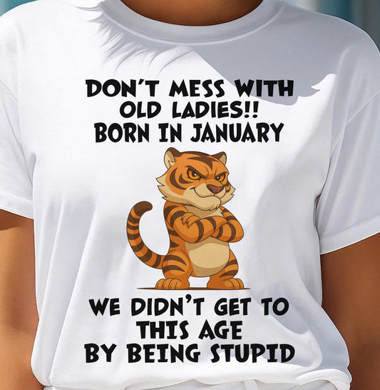 JANUARY SHIRT THE BEAST inside me is sleeping Not Dead - SNOW01 (SKU2605-44-01)