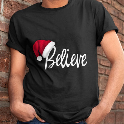 Christmas Long Sleeve T-Shirt - Believe in Santa Claus Shirt - Christmas Unisex T-Shirt/Hoodie/Sweatshirt - SNOW00
