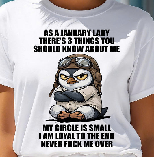 JANUARY SHIRT, THESE ARE THREE THINGS - SNOW01 (SKU2604-207-01)