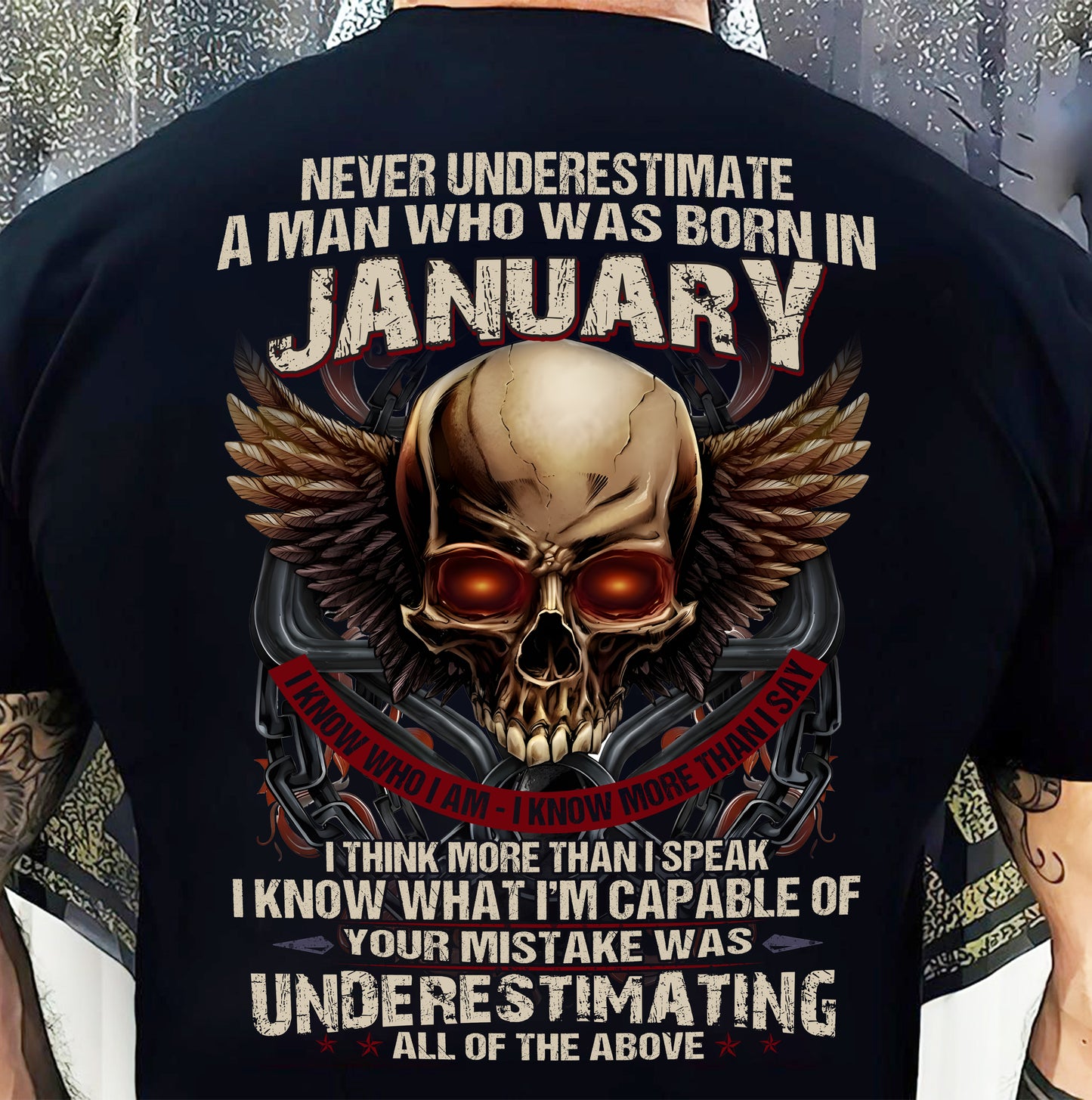 JANUARY, YOUR MISTAKE WAS UNDERESTIMATING ALL OF THE ABOVE - SNOW MALE01 (SKU26T-01135-01)