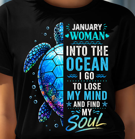 JANUARY SHIRT, I GO TO LOSE MY MIND AND FIND MY SOUL - SNOW01 (SKU2604-28-01)