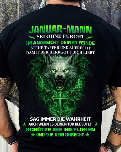JANUAR, SEI OHNE FURCHT IM ANGESICHT DEINER FEINDE - SNOWMALE01 (SKU2605-356-01)