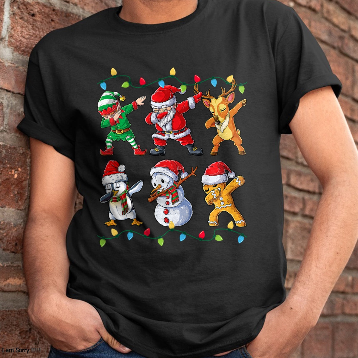 Dabbing Santa Elf Friends Christmas Boys Girls Men Xmas Dab T-Shirt - Christmas Unisex T-Shirt/Hoodie/Sweatshirt - SNOW00