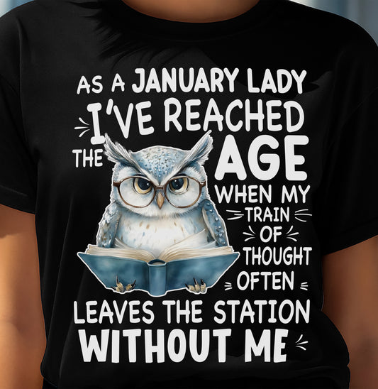 JANUARY SHIRT, LEAVES THE STATION WITHOUT ME - SNOW01 (SKU2603-101-01)