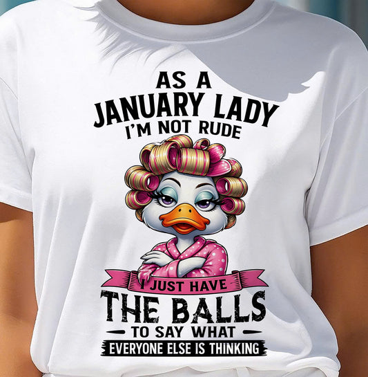 JANUARY SHIRT, SAY WHAT EVERYONE ELSE IS THINKING - SNOW01 (SKU2604-271-01)