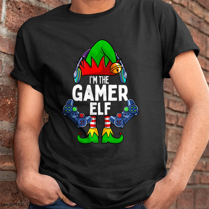 Gamer Elf Matching Family Christmas T-Shirt - Christmas Unisex T-Shirt/Hoodie/Sweatshirt - SNOW00