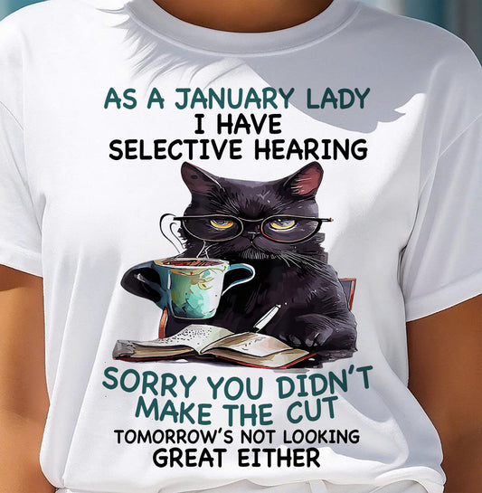 JANUARY SHIRT, SORRY YOU DIDN’T MAKE THE CUT - SNOW01 (SKU2603-123-01)
