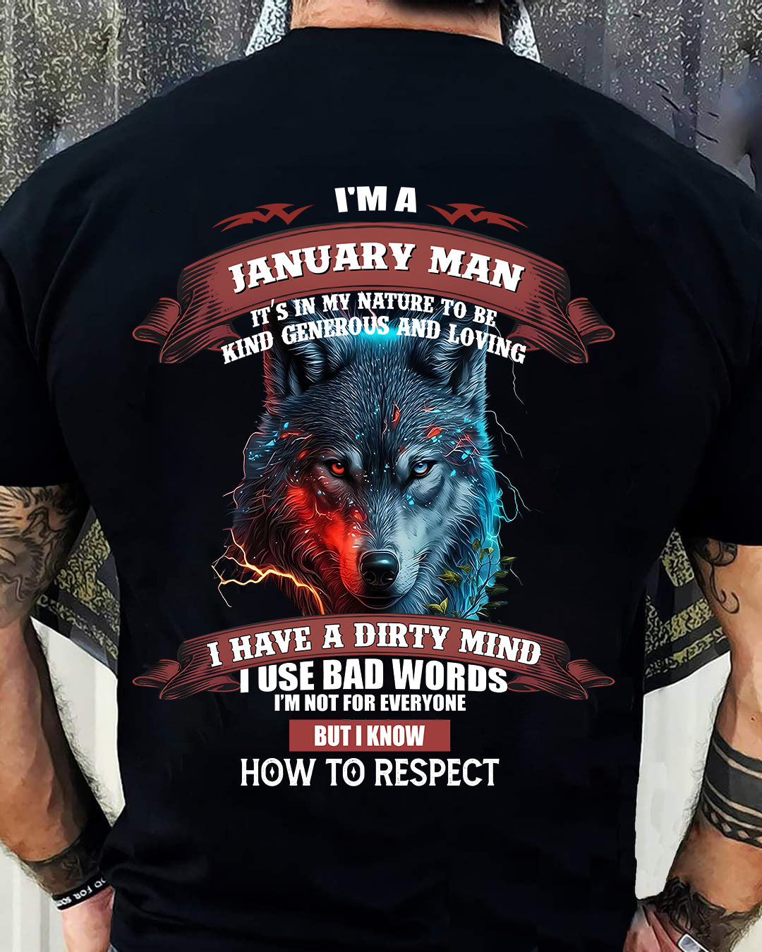 JANUARY, IT’S IN MY NATURE TO BE KIND GENEROUS AND LOVING-SNOW MALE01 (SKU12-162-01)