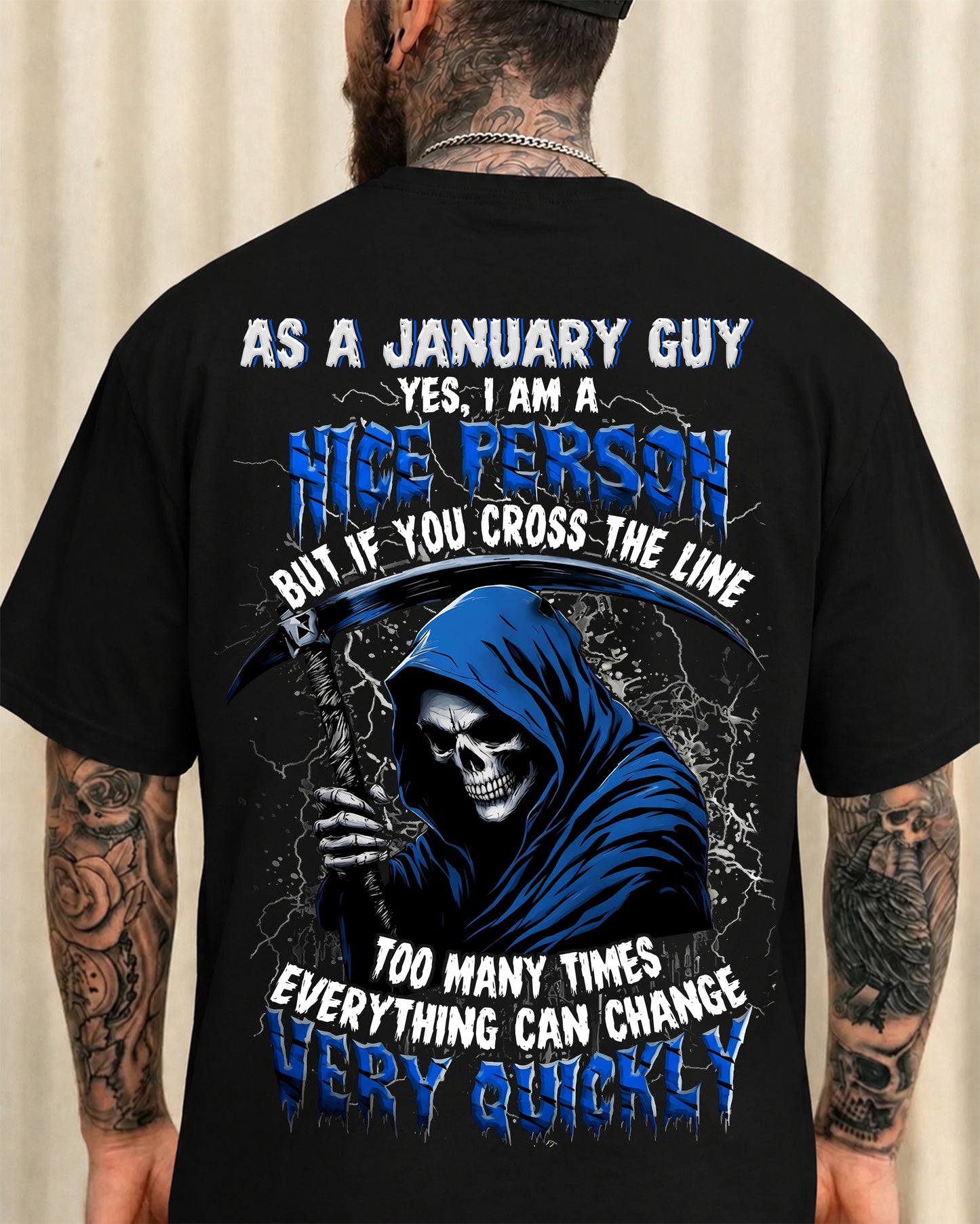JANUARY SHIRT, EVERYTHING CAN CHANGE VERY QUICKLY - SNOW01 (SKU2605-79-01)