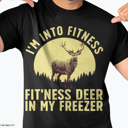 Funny Deer Hunting Art for Men Women Wildlife Hunter Hunting T-Shirt