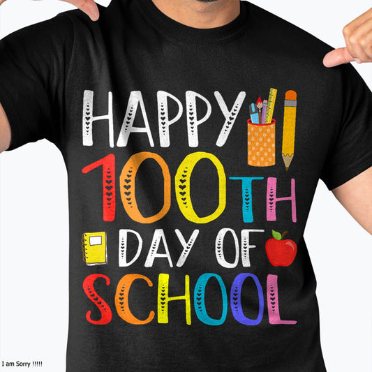 100 Days of School Teacher and Student T-Shirt