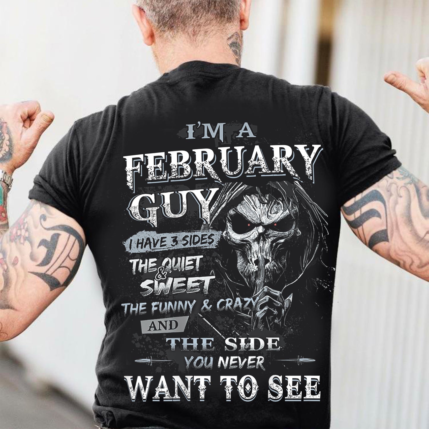 FEBRUARY, I HAVE 3 SIDES THE QUIET & SWEET THE FUNNY & CRAZY-SNOW MALE02 (SKU07-60-02)