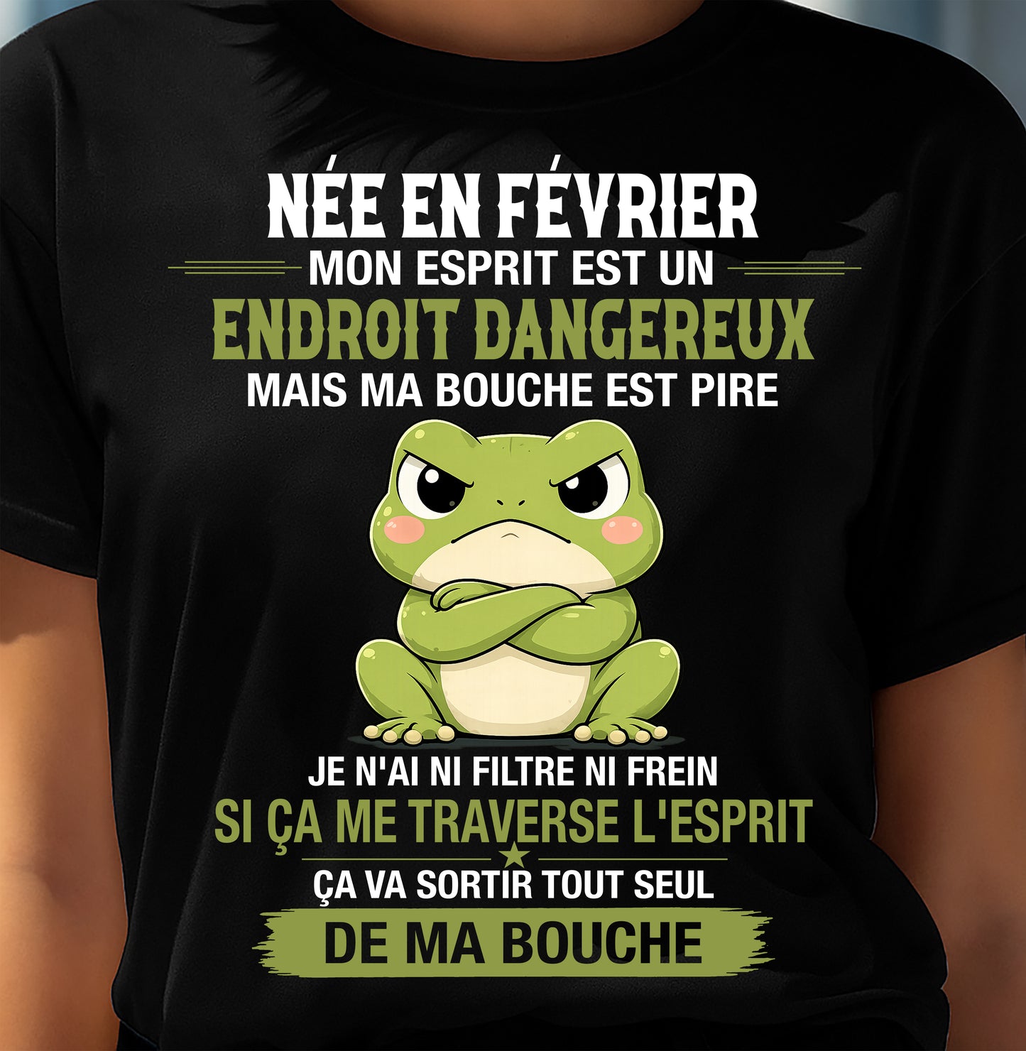 FÉVRIER SHIRT JE N'AI NI FILTRE NI FREIN - SNOW02 (SKU2605-144-02)
