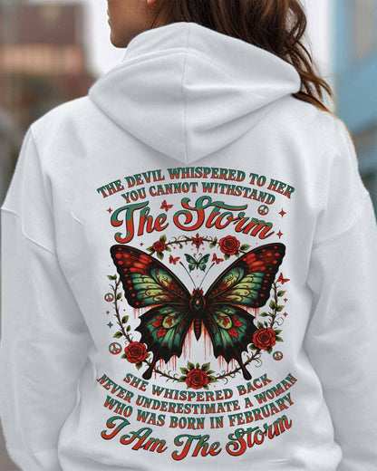 The Devil Whispered to Her – I Am the Storm February Woman Shirt - SNOW02 FMA (SKU10-72-02)