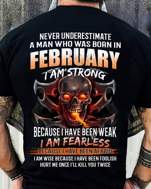 FEBRUARY SHIRT, I AM FEARLESS – SNOW MALE02 (SKU2602-173-02)
