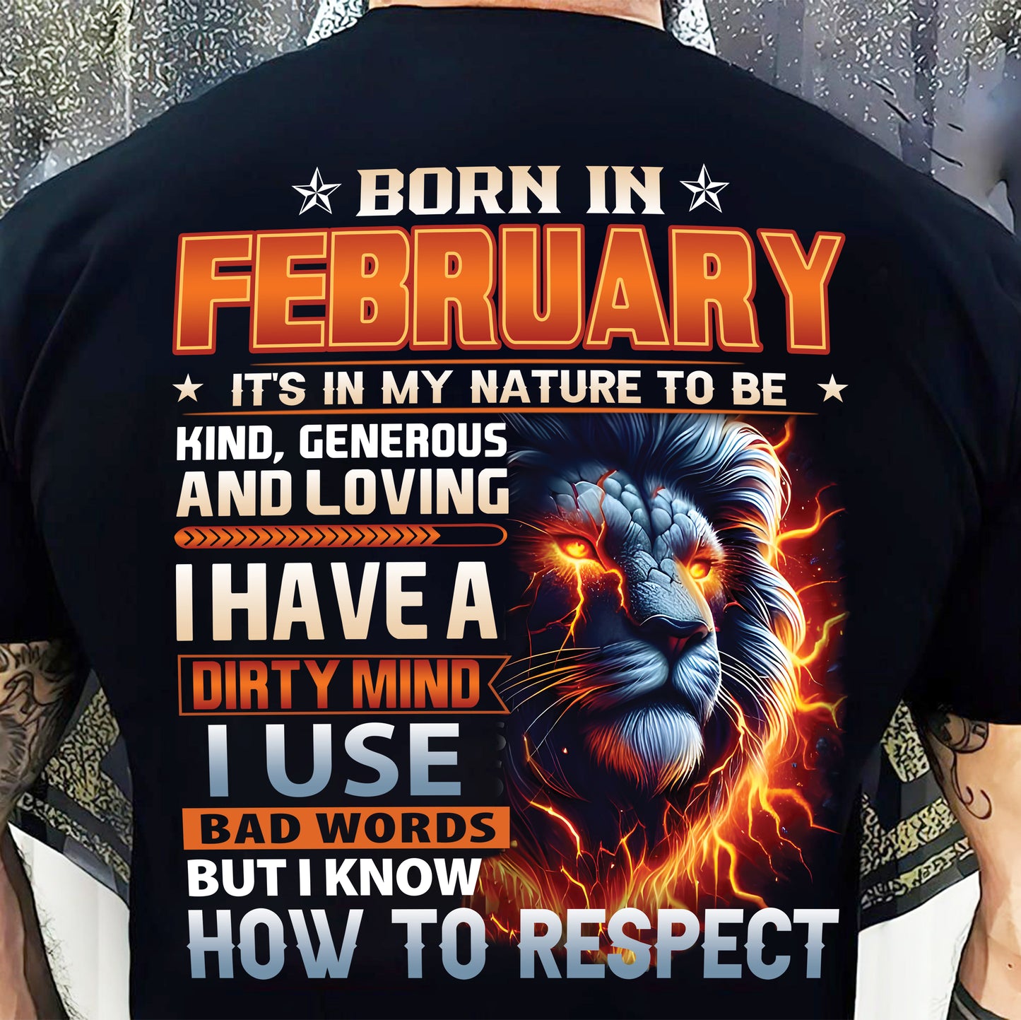 FEBRUARY, I KNOW HOW TO RESPECT – SNOW MALE02 (SKU08-84-02)