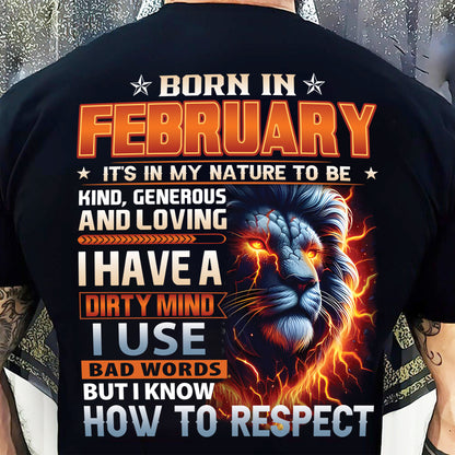 FEBRUARY, I KNOW HOW TO RESPECT – SNOW MALE02 (SKU08-84-02)