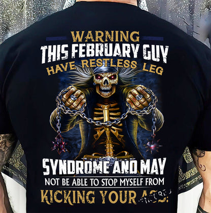 FEBRUARY, WARNING THIS FEBRUARY GUY HAS RESTLESS LEG – SNOW MALE02 (SKU26T-01-57-02)