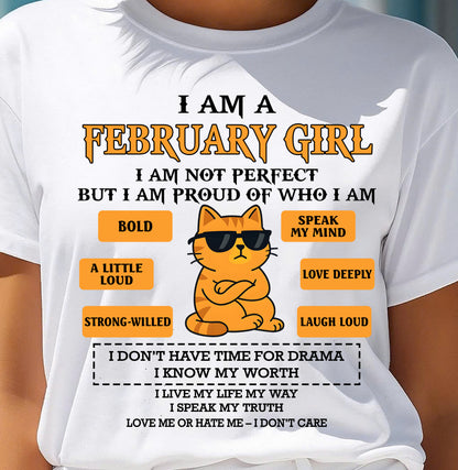 FEBRUARY SHIRT, I AM PROUD OF WHO I AM - FMA SNOW02 (SKU2603-292-02)