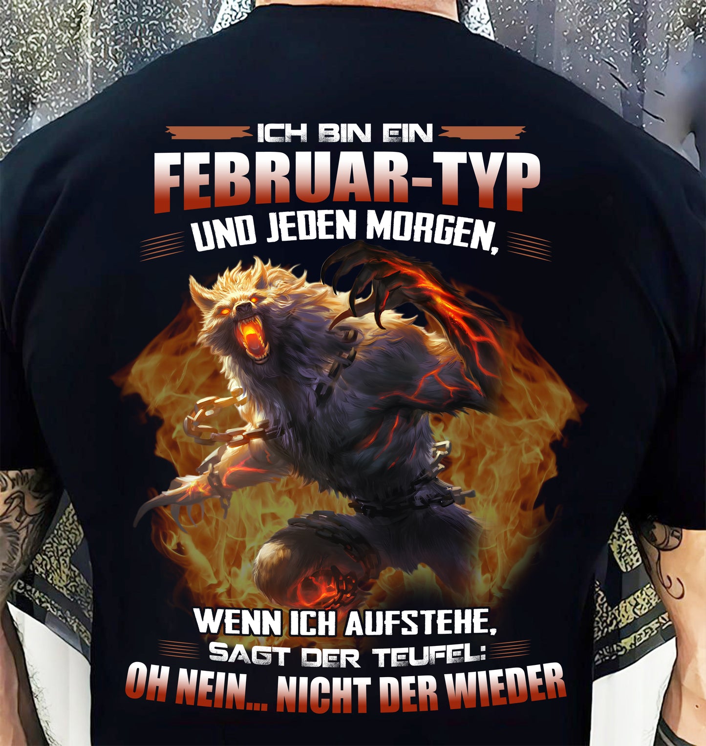 FEBRUAR, SAGT DER TEUFEL: OH NEIN… NICHT DER WIEDER - SNOWMALE GER02 (SKU2605-383-02)